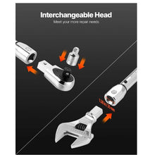 1/2 In Adjustable Torque Wrench Set with Adapters Extension HGKN120035