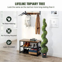 60 Inch  Artificial Boxwood Topiary Tree  for Home Decor Indoor/Outdoor (2 Pieces)