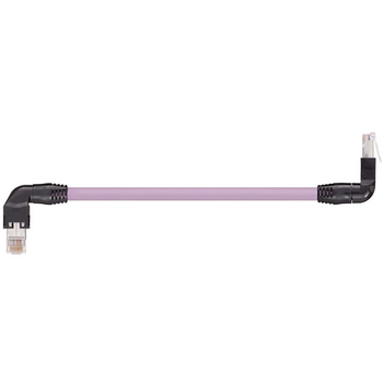 Igus RJ45 L Above A / T Outer B Angled Connector Crossover Hirose Harnessed CAT5e Cable