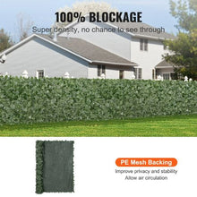 96 x 72 Inch Greenery Ivy Fence Screen with Mesh Backing – Outdoor Artificial Green Wall