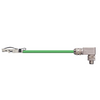 Igus CAT9261009 22 AWG 4C Telegärtner RJ45 Metal A / Binder M12 Pin D-Coded B Connector iguPUR Harnessed Profinet Cable