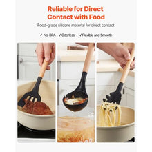 Cooking Utensils Set Silicone Spatula Spoon Heat Resistan Tools for Kitchen HZ-02(Pack of 50)