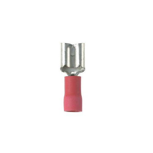 22-18 AWG Pan-Term Female Disconnect Grip Sleeve Vinyl Barrel DVF18-188-MY (Pack of 1000)