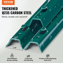 4 Ft T-Post Heavy Duty Metal Fence Post (Pack of 10)