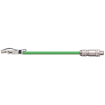 Igus Telegärtner RJ45 Metal A / Binder M12 D-Coded B Connector Harnessed Profinet Cable