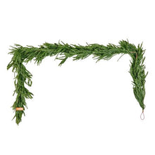 Realistic Norfolk Pine Garland Evergreen Real Touch Artificial Faux Greenery Xmas Decoration (9FT)