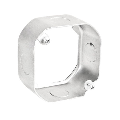 4 Inch Octagon Extension Ring 1-1/2 Inch Deep 1/2 Inch Knockouts 55151-1/2 (Pack of 100)