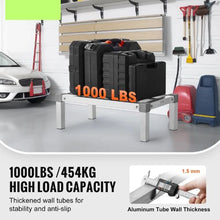24 x 14” Aluminum Dunnage Rack, 1000 lbs Capacity, Adjustable Storage for Restaurants & Kitchens (Assembled Type)