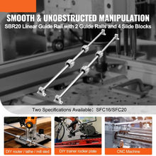 1000 mm Linear Guide Rail Set  and 20 mm Slide Blocks (4 PCS) SFC20-1000L