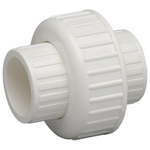 1/2" PVC Schedule 40 Slip x Slip Union Pipe Fitting White