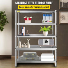 59.1 X 17.7 In Stainless Steel Shelving 5 Tier Adjustable Shelf Storage for kitchen VV-SSPS-5-60