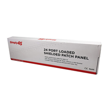 Shielded 24 Port Loaded Patch Panel S45-2724S (Pack of 2)
