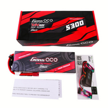 Gens Ace G-Tech 5300mAh 2S1P 7.4V HardCase Lipo Battery Pack 21# With Deans Plug GEA2S5360DGT