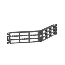 72 Port Mini-Com High Density Flush Mount Angled Modular Patch Panel 2RU CPPA72FMWBLY