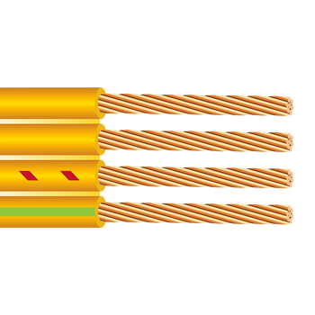 250' 12/3 Flat Yellow With Ground Submersible Pump Cable