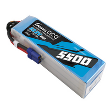 Gens Ace 5500mAh 6S1P 22.2V G-Tech Lipo Battery Pack With EC5 Plug GEA556S60E5GT