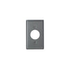 Leviton 1-Gang Wallplate Standard Size Non-Magnetic Stainless Steel 84004-40