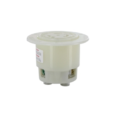 20 Amp NEMA L6-20R Locking Flanged Outlet Receptacle 2326