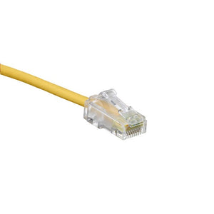 Cat 6 Small Diameter High-Flex Patch Cord 15 ft Yellow 6H460-15Y