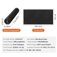 6 x 100' FT 8OZ Ground Cover Weed Control Fabric Non-Woven Geotextile Fabric GDF-1.8*30.5-271