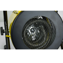 120V 1500W Portable Heater w/ Stat & Plug-In Cord Yellow
