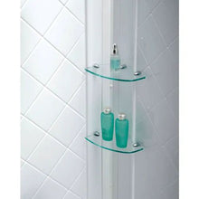 Shower Enclosure Base and QWALL-4 Shower Backwall Kit Prime DL-6153-01FR