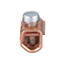 Pan-Lug One Hole Copper Connector Straight Fixed Tongue