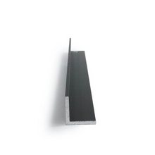 1/2" x 1/2" x 1/16" 6063-T5 Anodized Finish Aluminum Angle Black