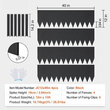 12 Inch x 13' Ft Hammer-in Edging Border with 6 Clips Steel Garden Edging Borders Bendable Metal Landscape Edging JC12*40in 4pcs (Pack of 4)