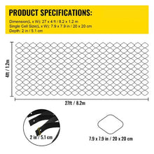 2 Inch Depth Permeable Stabilization System for DIY Patio Light Vehicle Driveway Ground Grid