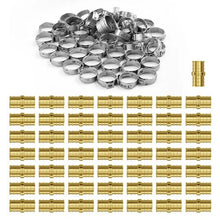 3/4" Brass Clamp-style Elbows for Heating System Pipe Fittings (50PCS)