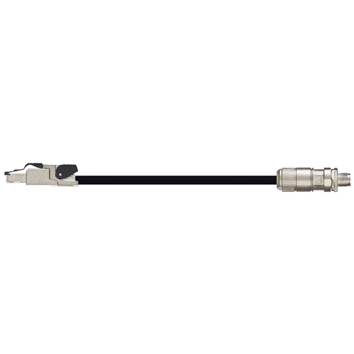 Igus CAT9641004 26 AWG 4P Telegärtner RJ45 Metal A / Phoenix Contact M12 X-Coded B Connector PUR Harnessed CAT6A Cable