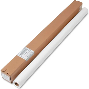 40"W X 100'L Plastic Banquet Roll Table Cover 1/Roll White TBLI4010WH