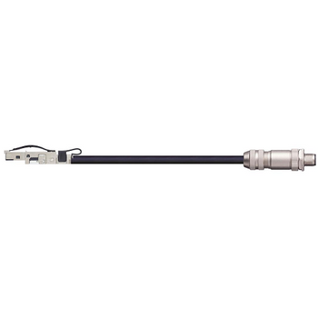 Igus CAT9661008 22 AWG 2P Telegärtner RJ45 Metal A / Binder M12 D-Coded B Connector PUR Harnessed Profinet Cable