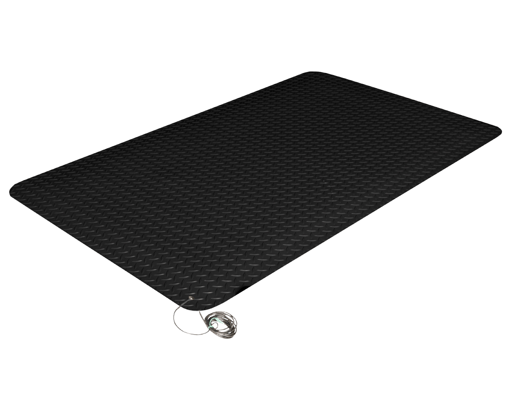 Electrically Conductive Industrial Deck Plate Anti-Static Dry Area Specialty Mats