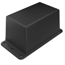 3.6 X 2.25 Black Wall Mounts Accessories 2.1 Height Smooth Recess Finishes And Fastening Battery Compartments Enclosure WM013I,BK