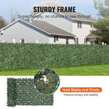 39" x 98" Greenery Ivy Fence with Mesh Backing, Strengthened Joints – Artificial Green Wall Screen JNF012