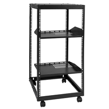 Rack, 15"-40" Adjustable Depth 20U Open Frame Server Rack