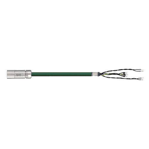 Igus MAT9430003 14/4C 16/2P Round Plug Socket A / Open End B Connector PVC Stöber 1-Motor-2.5 mm² Servo Cable