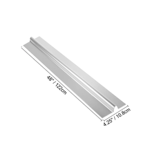 4 ft Aluminum Heat Transfer Plates for 1/2 Inch PEX Tubing NNC1/2INCH4FT-100