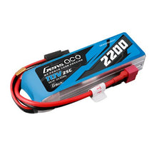 Gens Ace 2200mAh 3S1P 11.1V Lipo Battery Pack With Deans Plug GEA223S25DGT