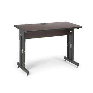 48" W x 24" D African Mahogany Training Table 5500-3-004-24