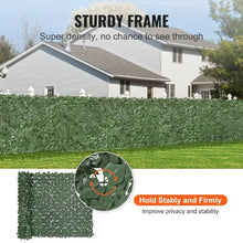 59" x 98" Greenery Ivy Fence with Mesh Backing & Strengthened Joints – Artificial Green Wall Screen