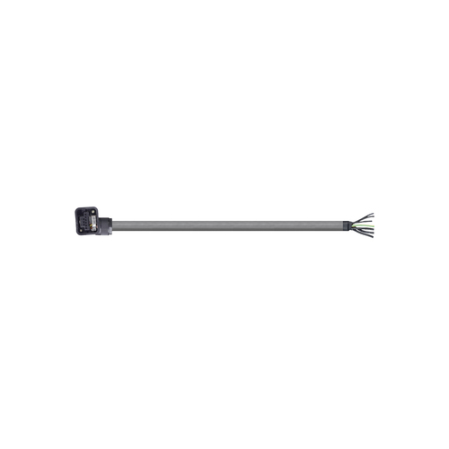 Igus Circular Angle Plug Socket A / Open End B Connector Mitsubishi Electric Motor Cable