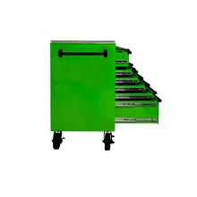 72” RS Pro Green 16 Drawer Roller Cabinet with Stainless Steel LG04072164