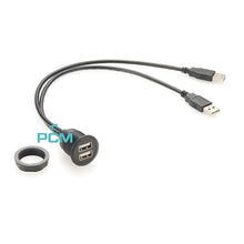 Dual Port USB2.0 Type-A Male To Female Extension Cable PCM-0150 (Pack of 300)