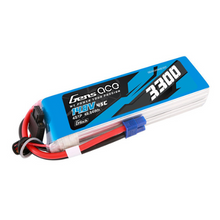 Gens Ace 3300mAh 4S1P 14.8V G-Tech Lipo Battery Pack With EC3 GEA334S45E3GT
