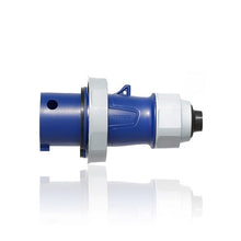 Leviton 30 Amp 250V LEV Series IEC Pin & Sleeve Plug with Clamp Blue 330P6WLEVA