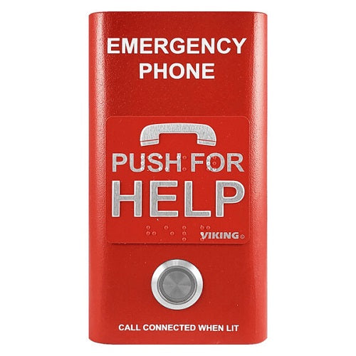 Compact VoIP Emergency Phone Red VIK-E-1600-RD-IP