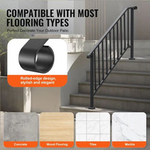 Black Outdoor for Seniors Porch Deck Handrails for Style 2